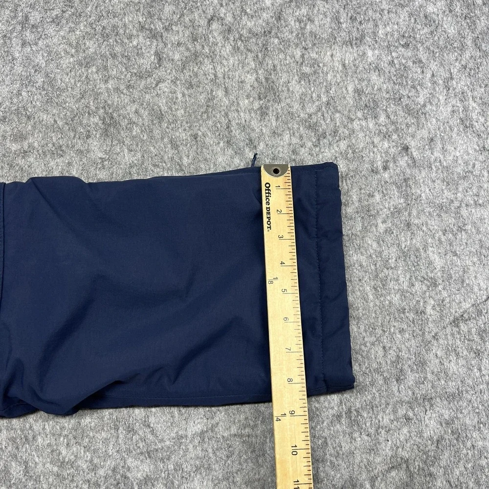 Lands End Squall Snow Bib Pants Kids 12S Blue Insulated Ski Grow A Long Outdoor